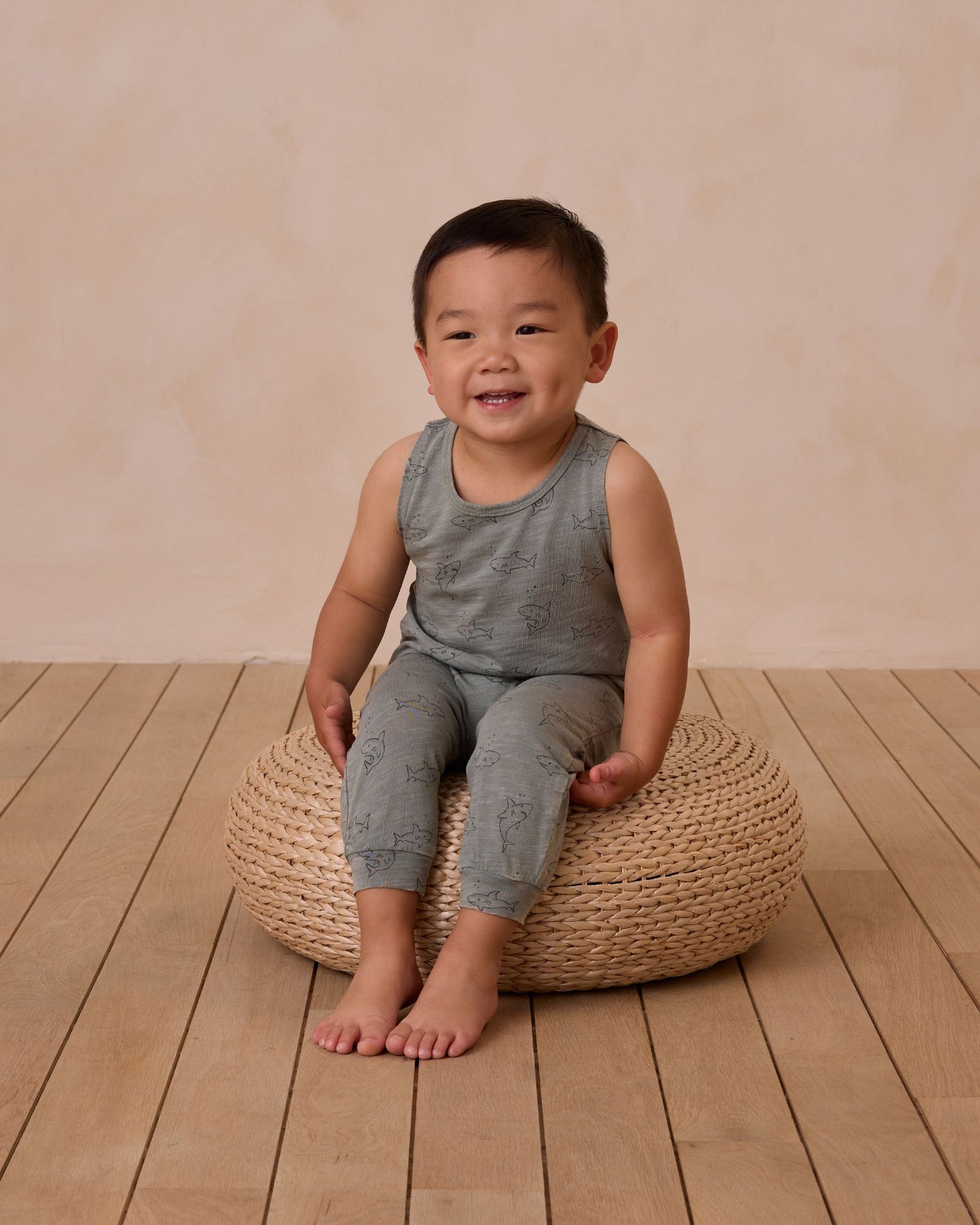 TANK + SLOUCH PANT SET || SHARKS