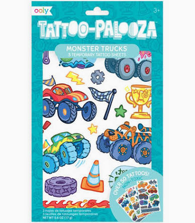 Temporary Tattoos | Monster Trucks