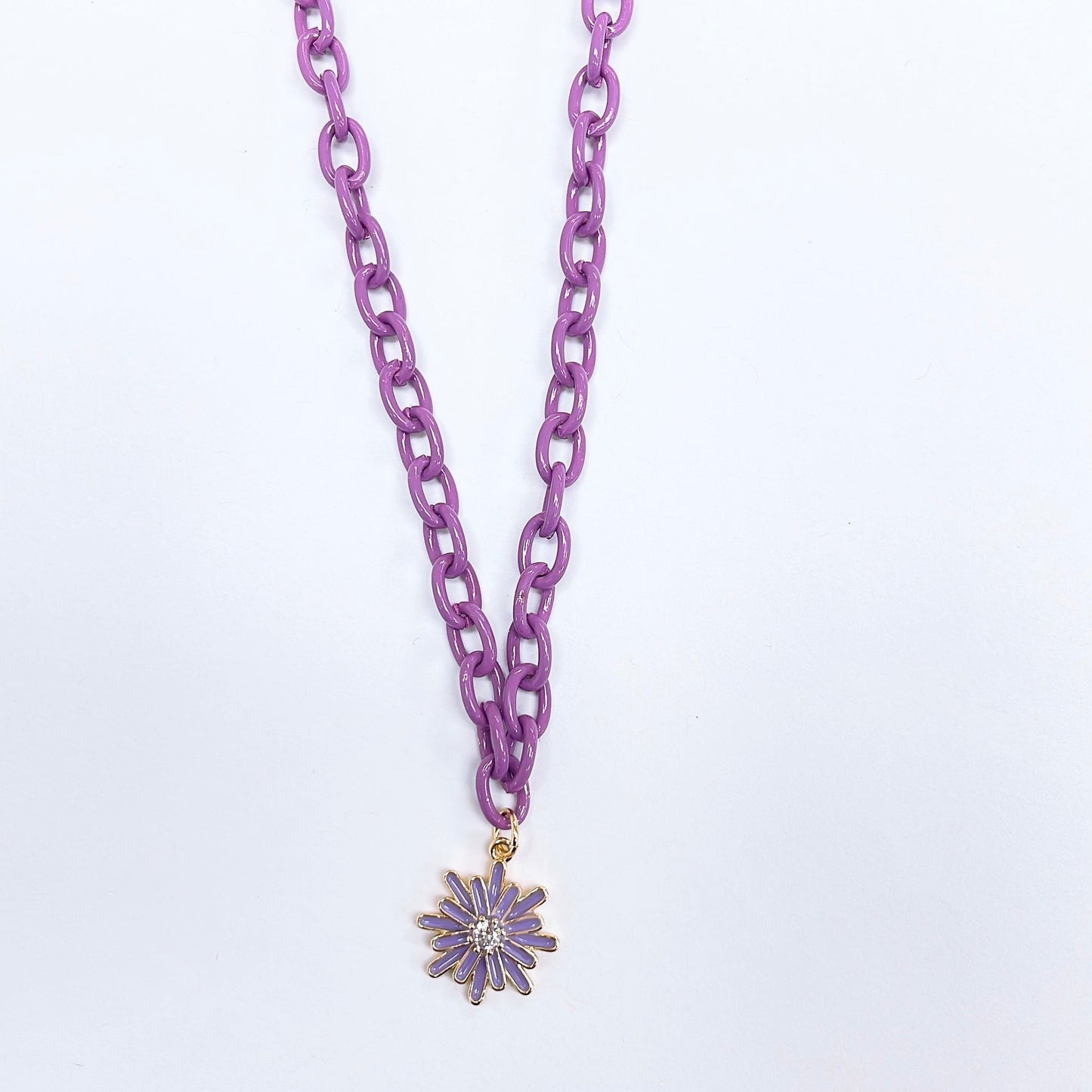 Daisy Necklace | Lavender