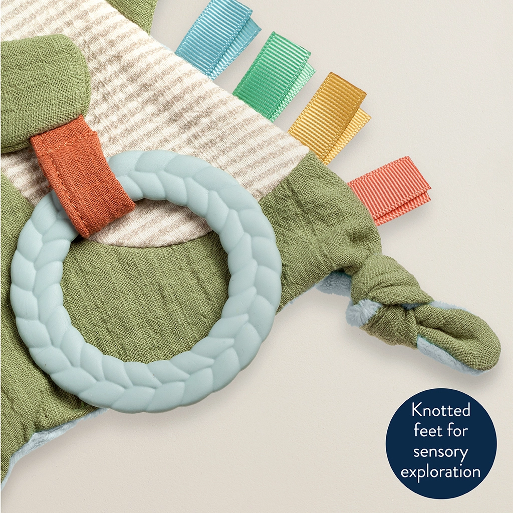 Bitzy Crinkle™ Sensory Toy with Teether | Dino