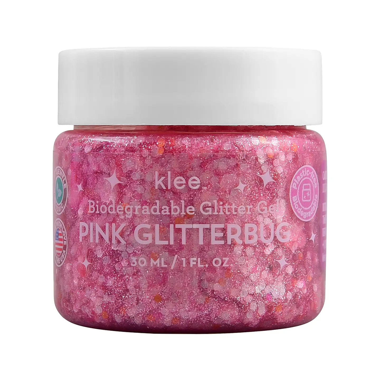 Biodegradable Glitter Gel | Pink Glitterbug