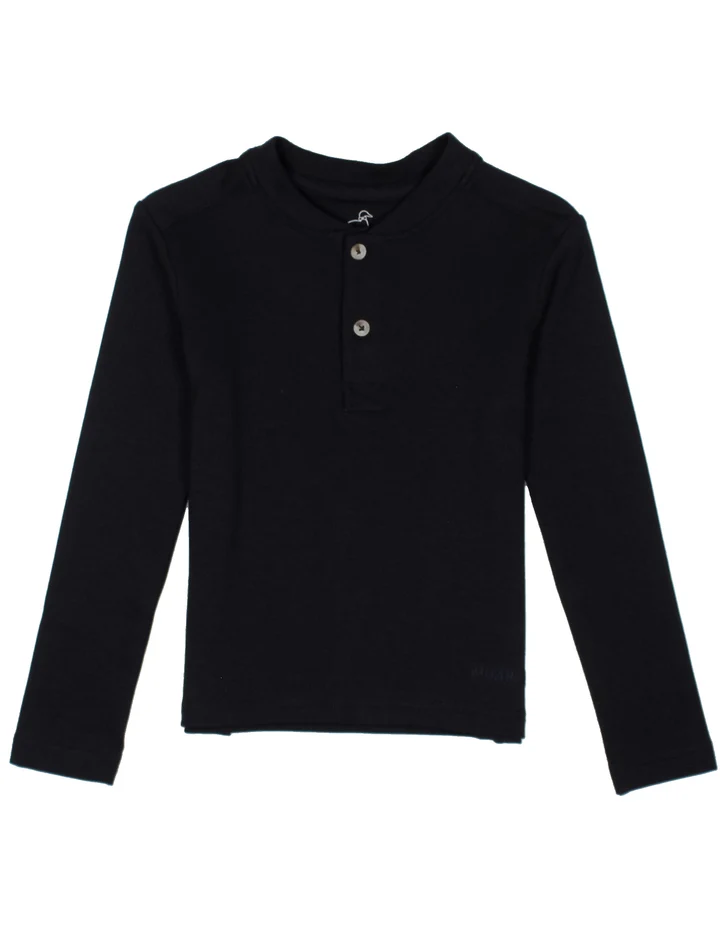 Boys Shoreline Henley LS | Midnight