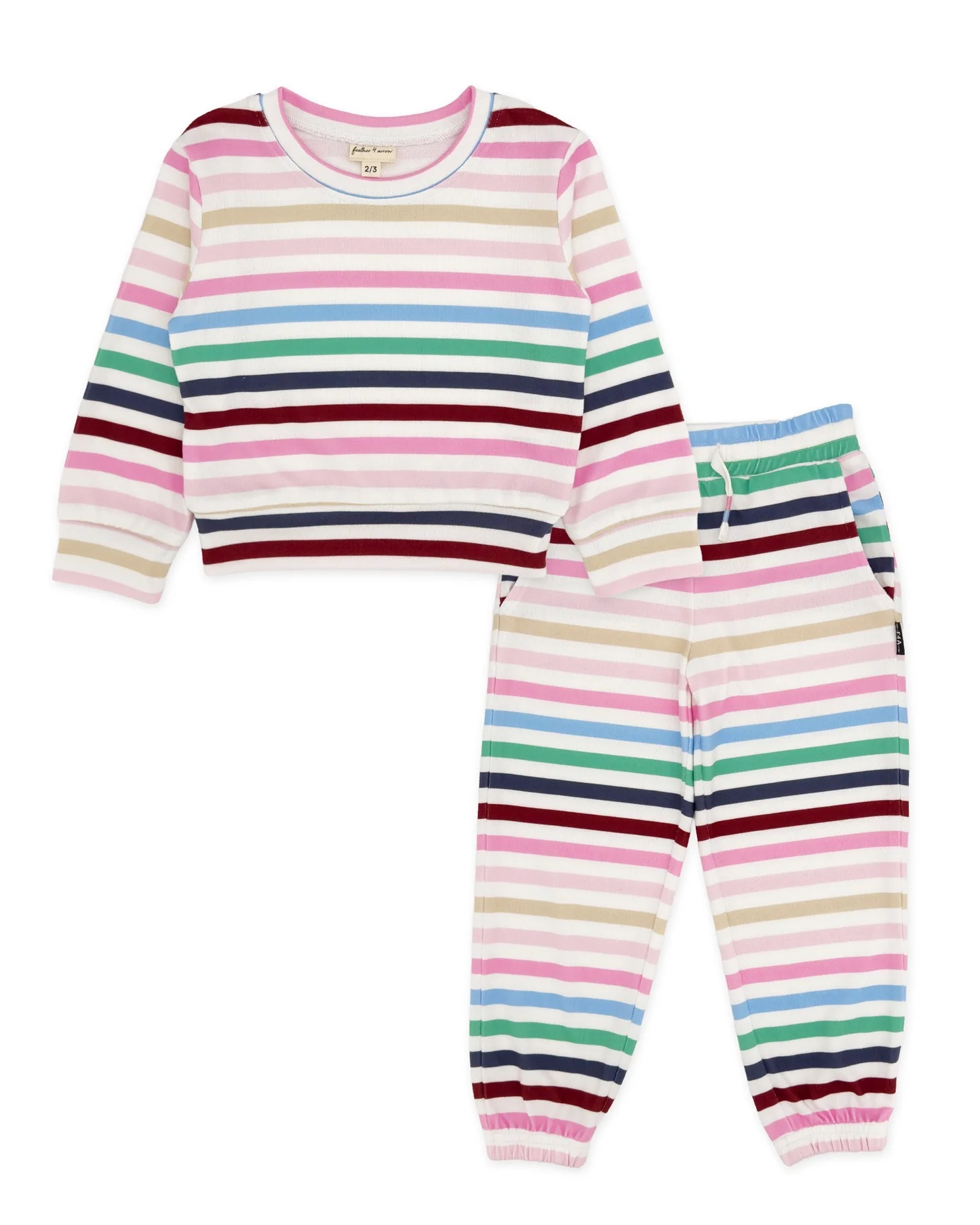 Oh So Cozy Stripe Set | Stripe Hacci