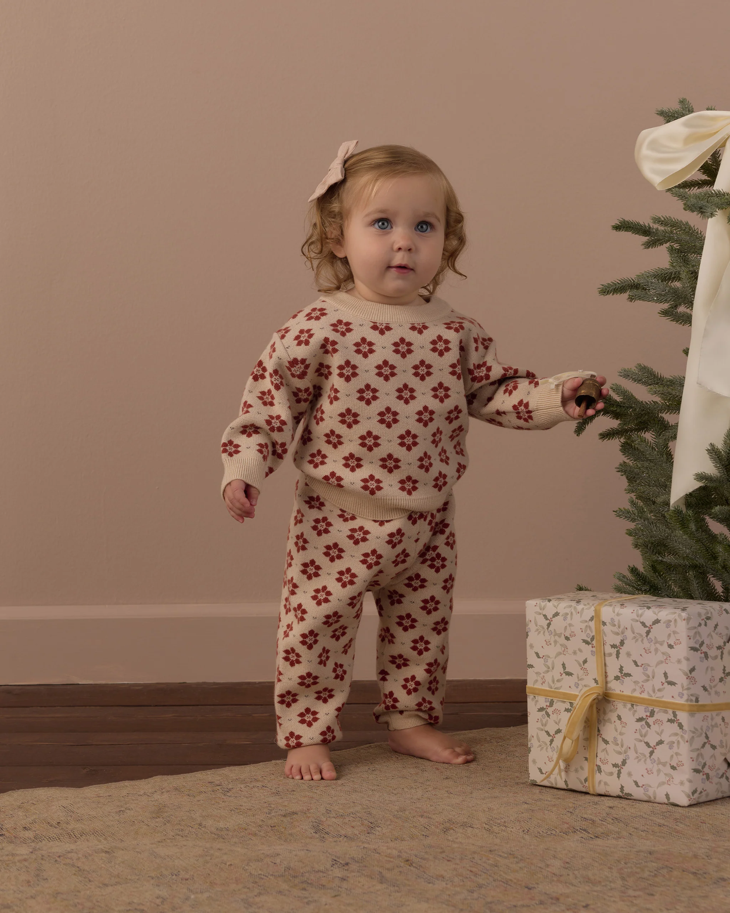 KNIT SET || POINSETTIA