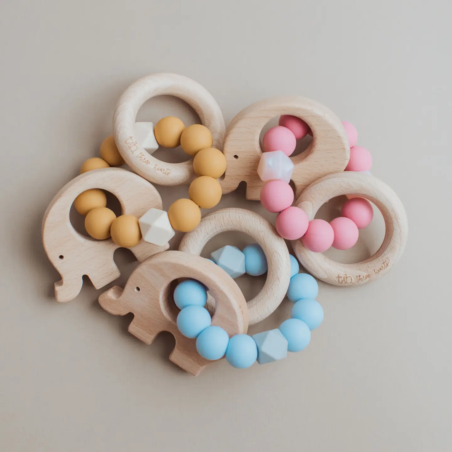 Elephant Teething Rattle | Baby's Breath