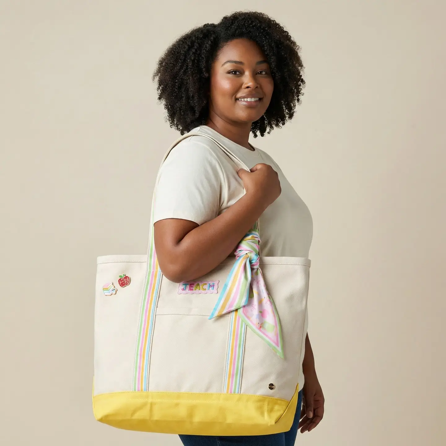 The Darling Canvas Tote Bag | School's in Session