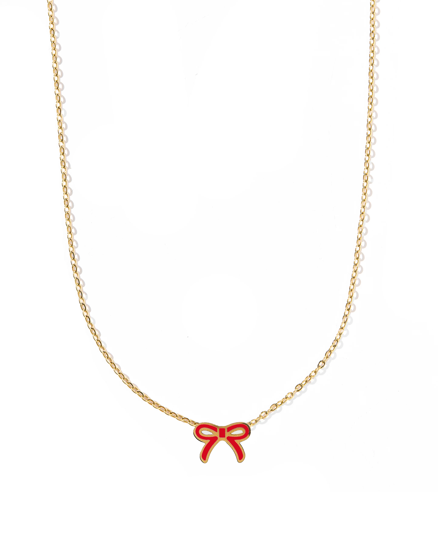 Necklace | Sadie Bow Red