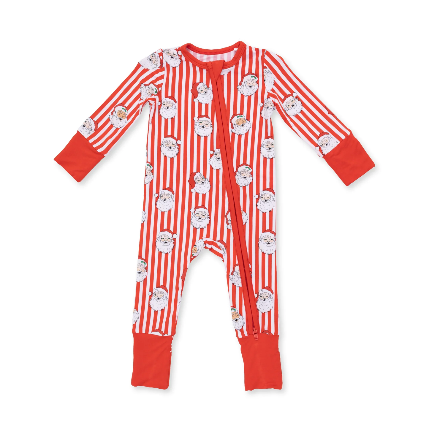 Vintage Santa Stripe | Convertible Romper