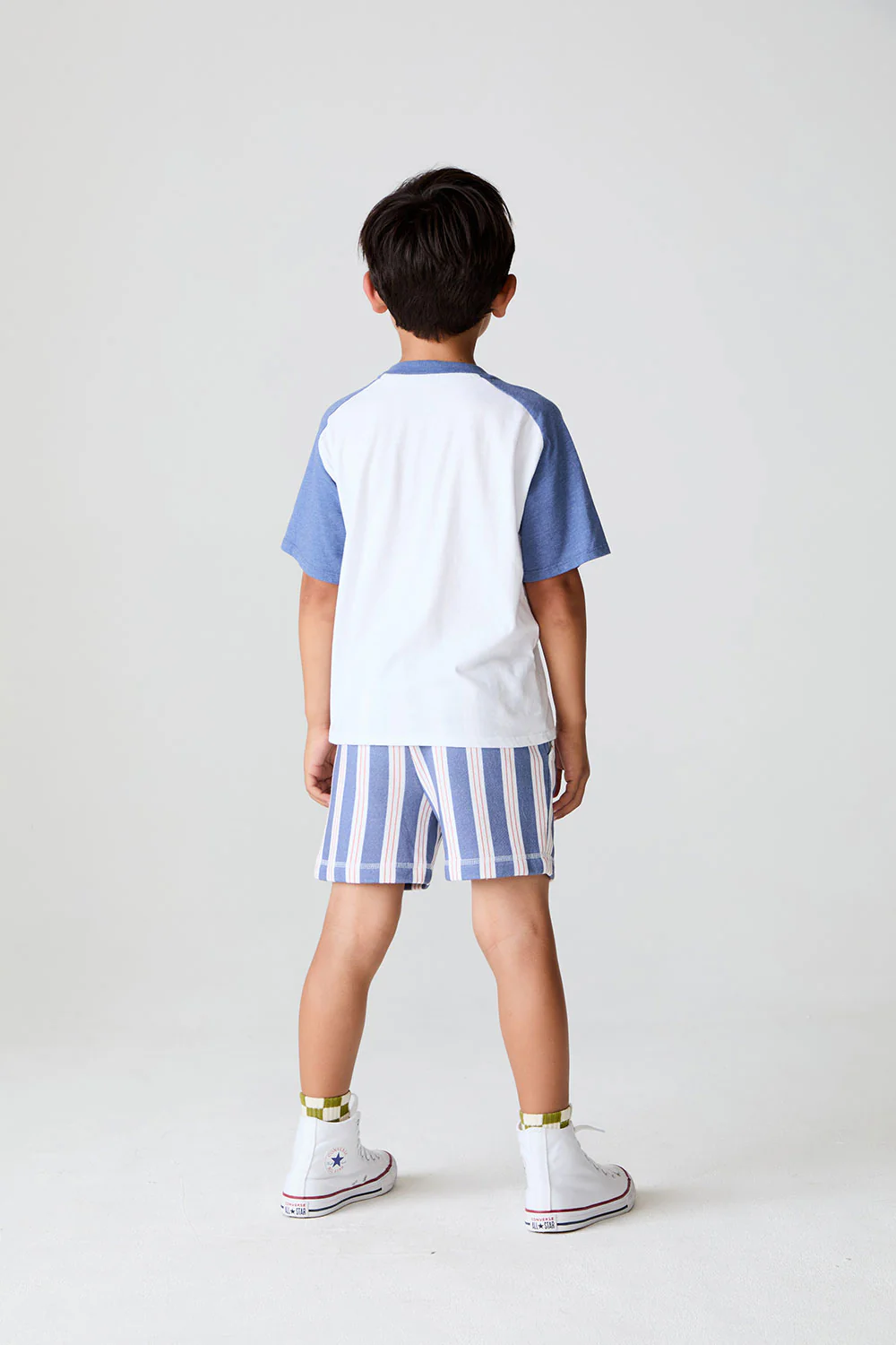 Cozy Patriotic Stripe Beach Shorts