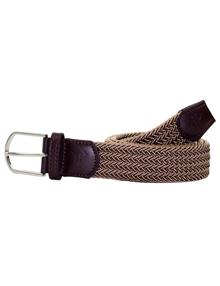 Boys Country Club Stretch Belt | Saddle