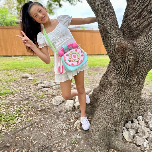 Ring Ring Phone Convertible Handbag | Strawberry Fields
