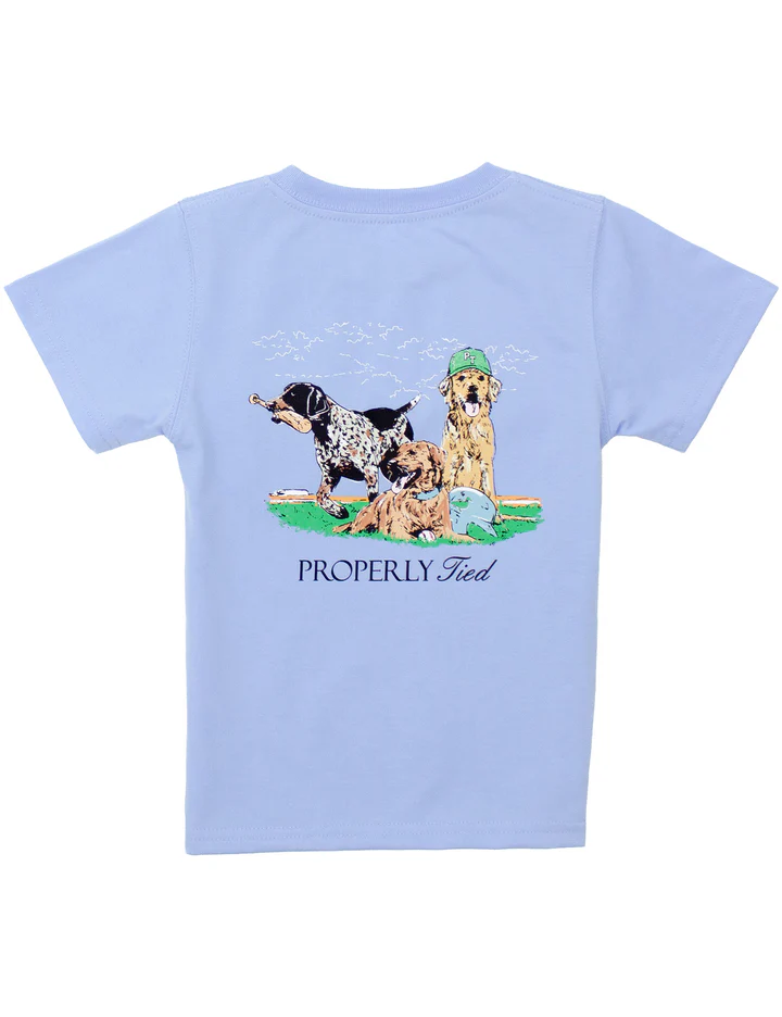 Boys Diamond Dogs SS | Light Blue