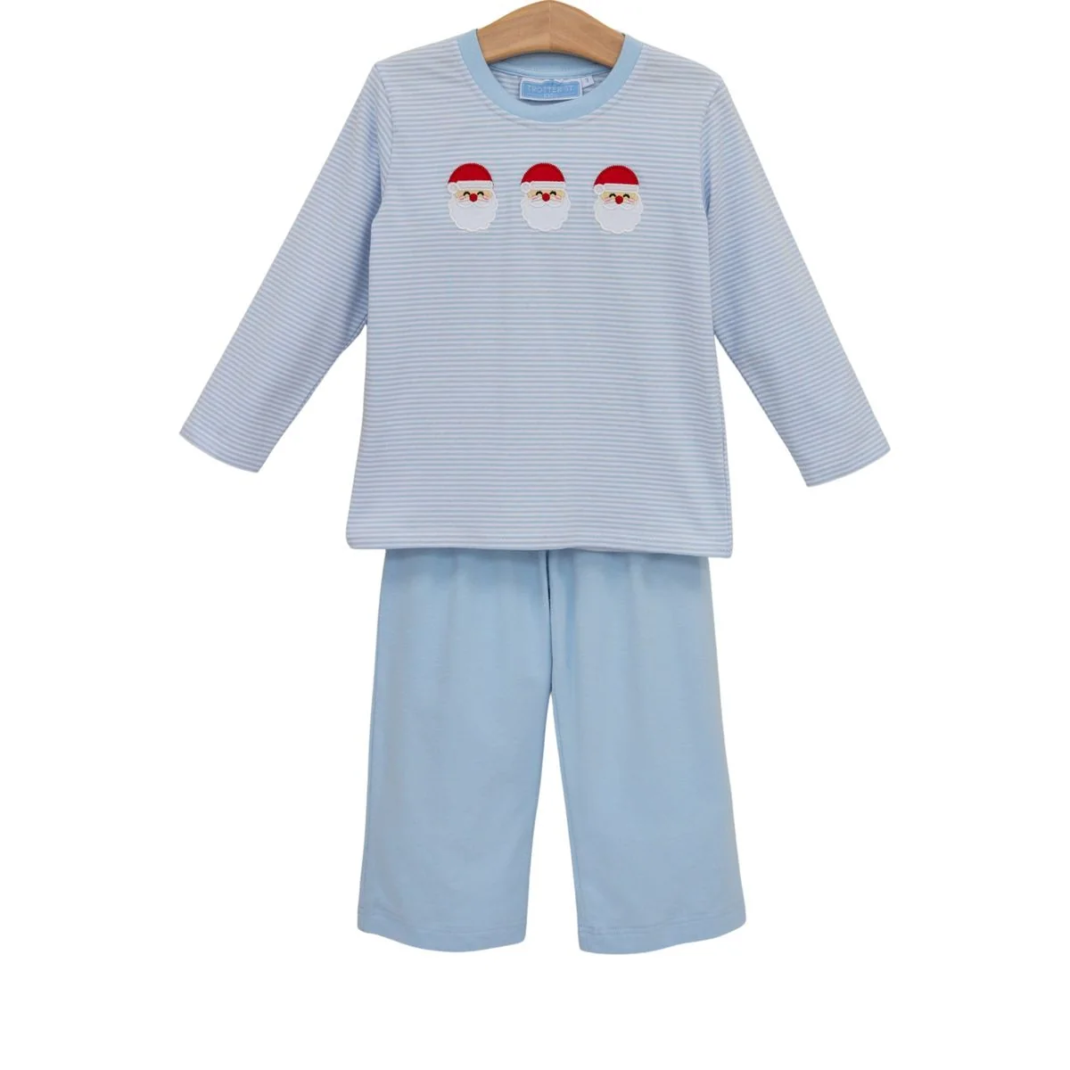 Santa Trio Pant Set | Blue