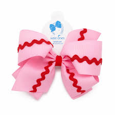 Medium Grosgrain Ric Rac Bow