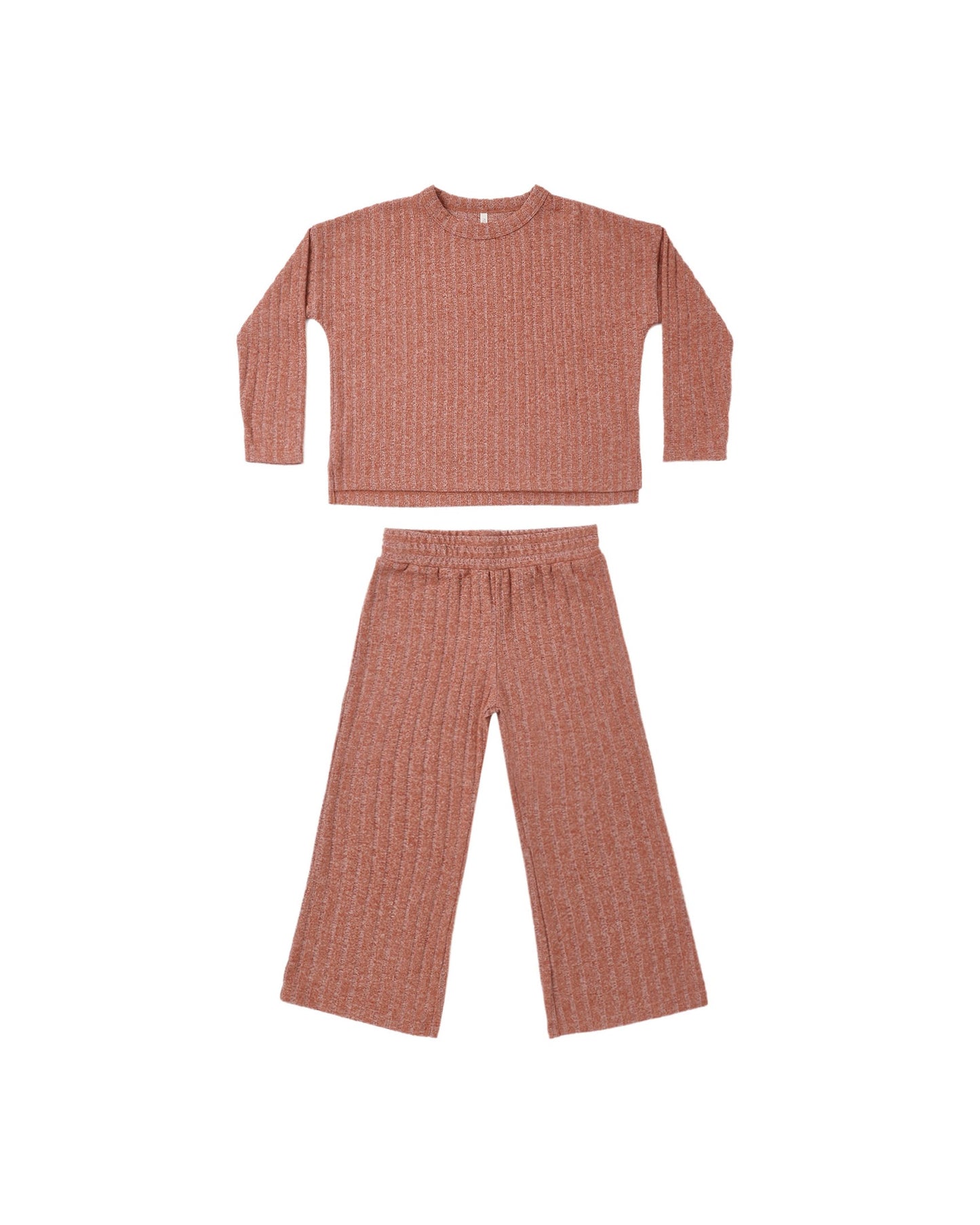 COZY RIB KNIT SET || RUBY
