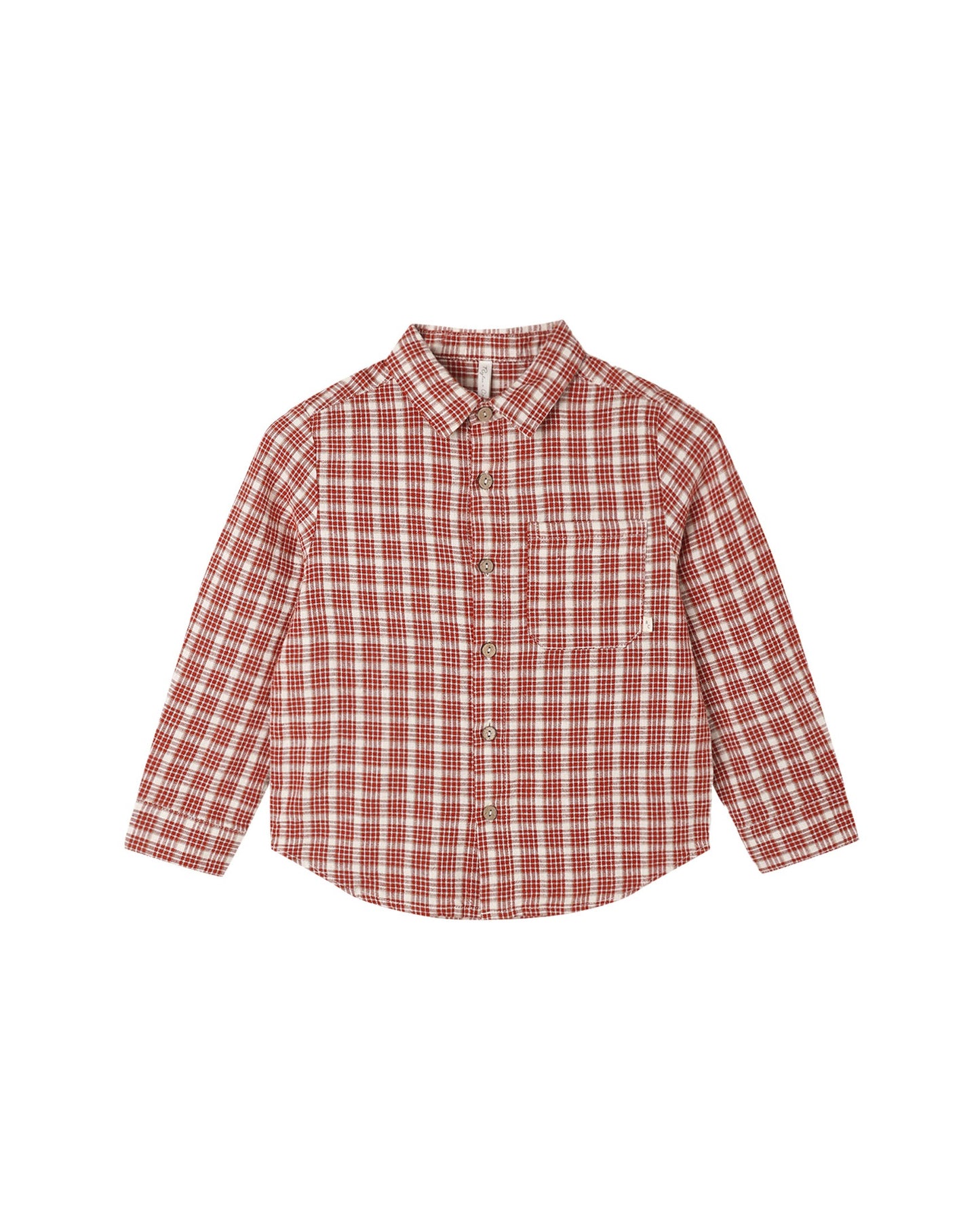 COLLARED LONG SLEEVE || VINTAGE PLAID