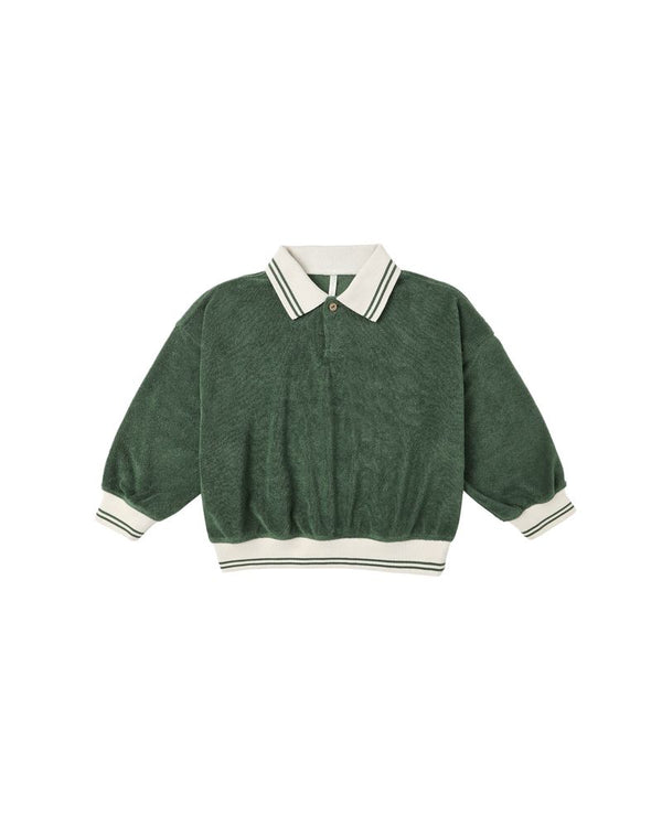 COLLARED SWEATSHIRT || GREEN