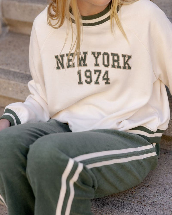 OVERSIZED RAGLAN SWEATSHIRT || NEW YORK - TEEN