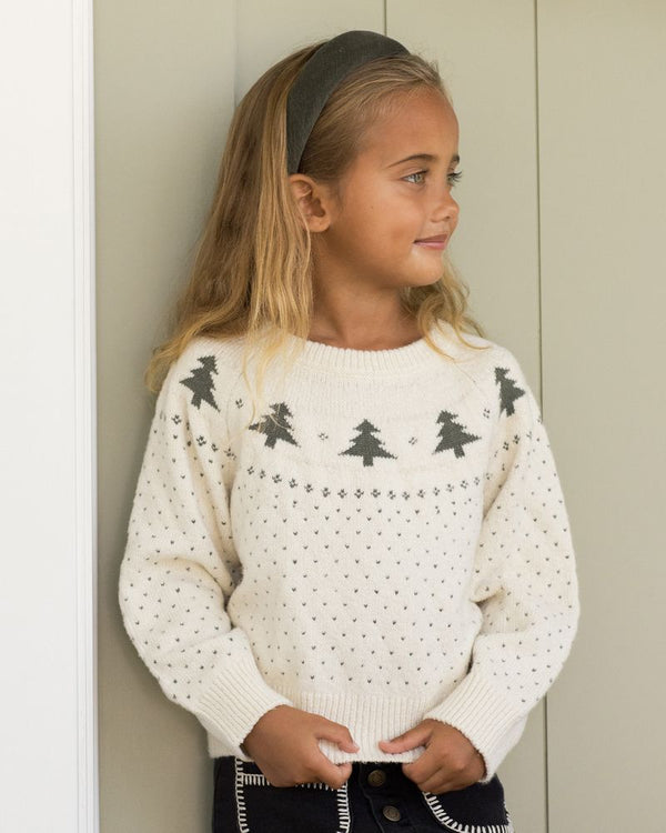 FAIR ISLE SWEATER || TREES