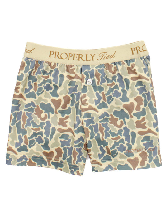 Boys Inlet Boxer | Field Camo