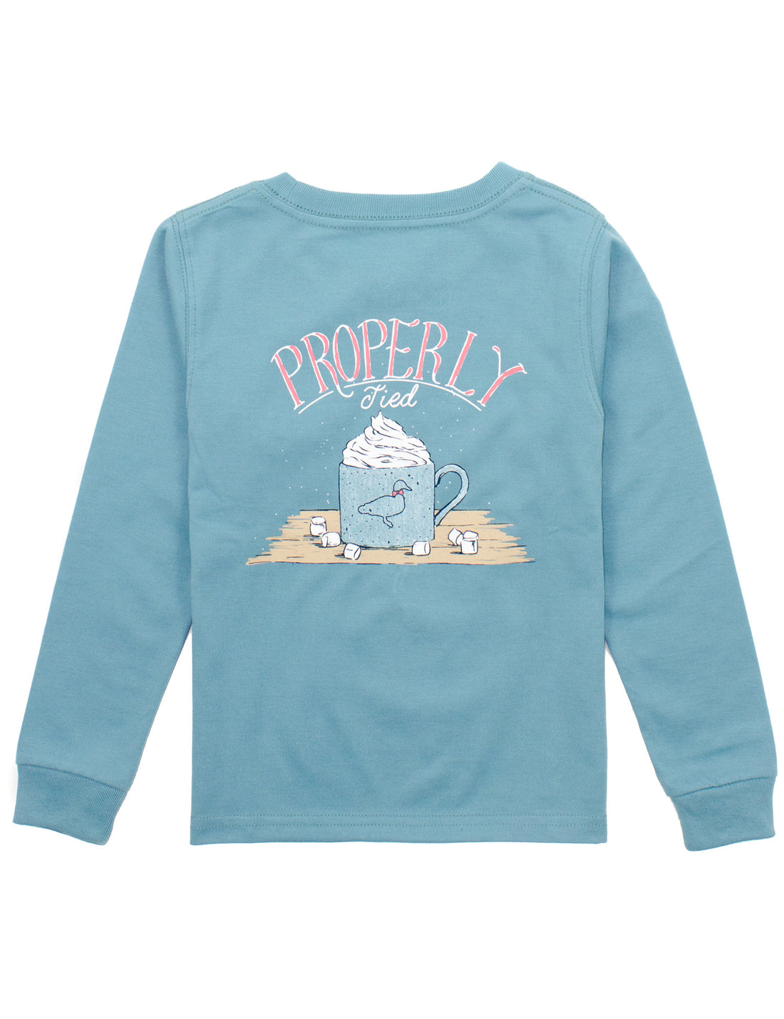 Girls Hot Cocoa LS | Coastal Sky