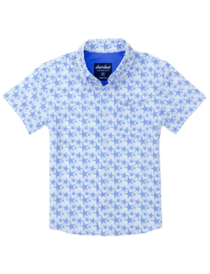 Boy's Shordees Summer Shirt | Sea Star