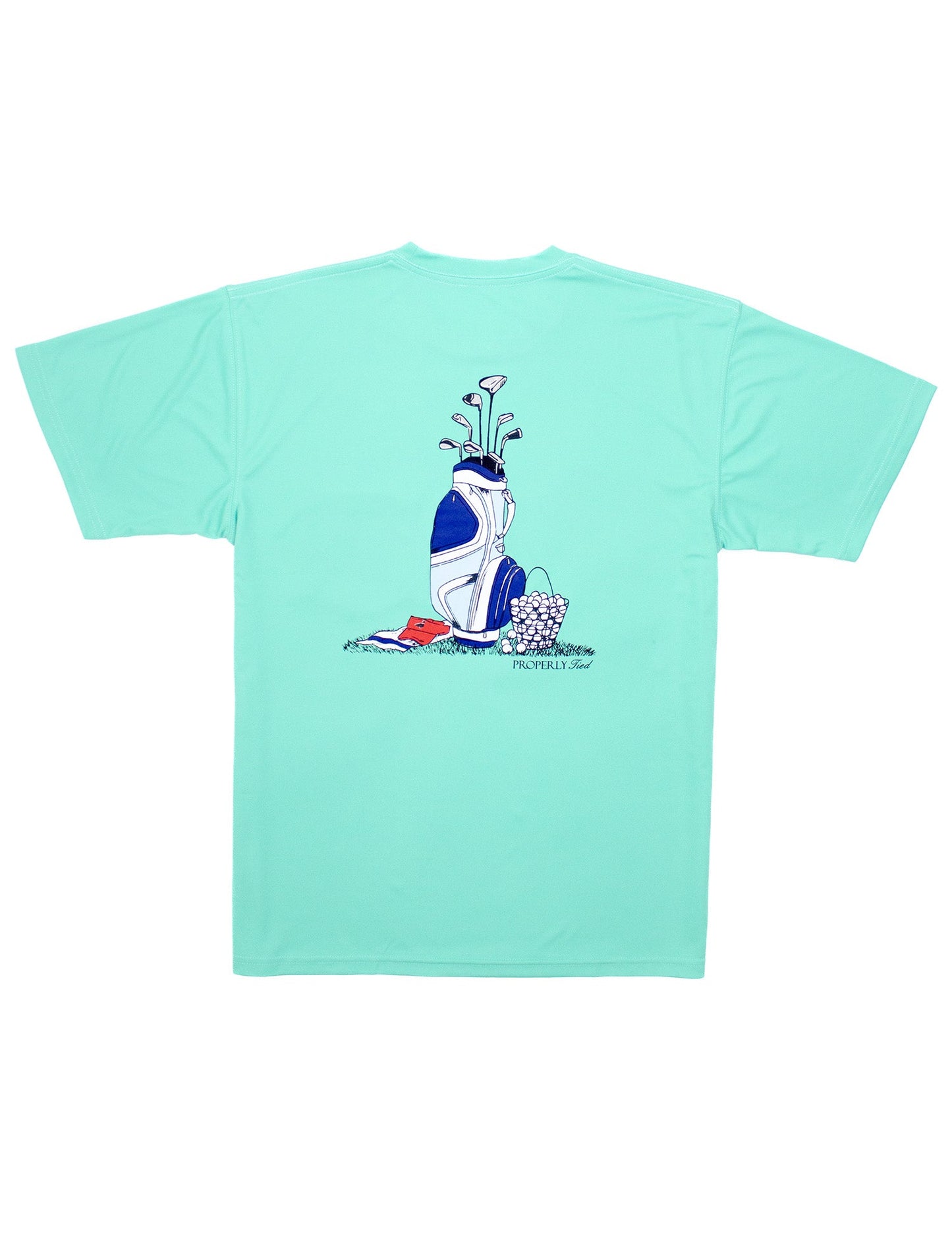 Men's Performance Tee SS Golf Clubs | Soft Green