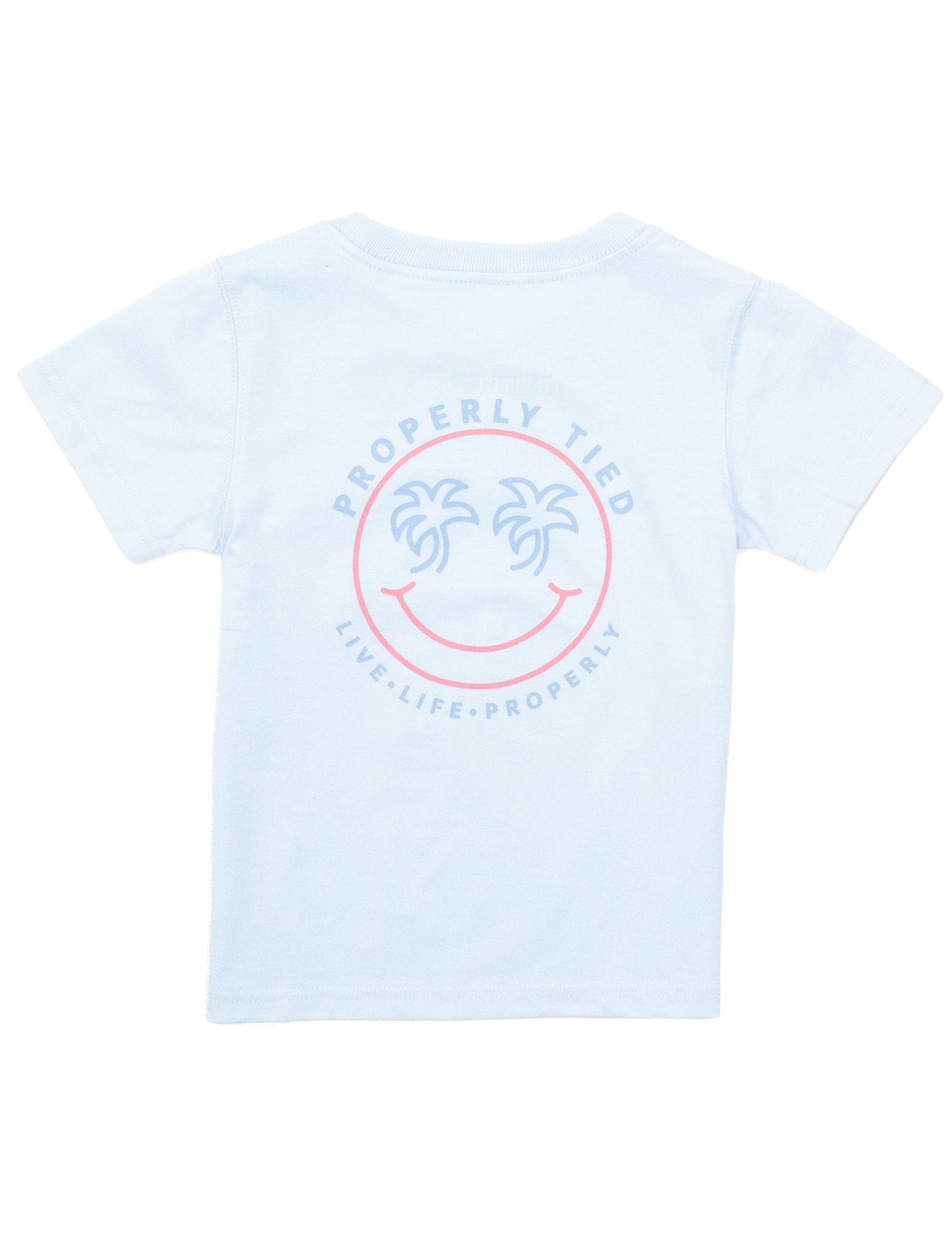 Girls Smiley SS | Periwinkle