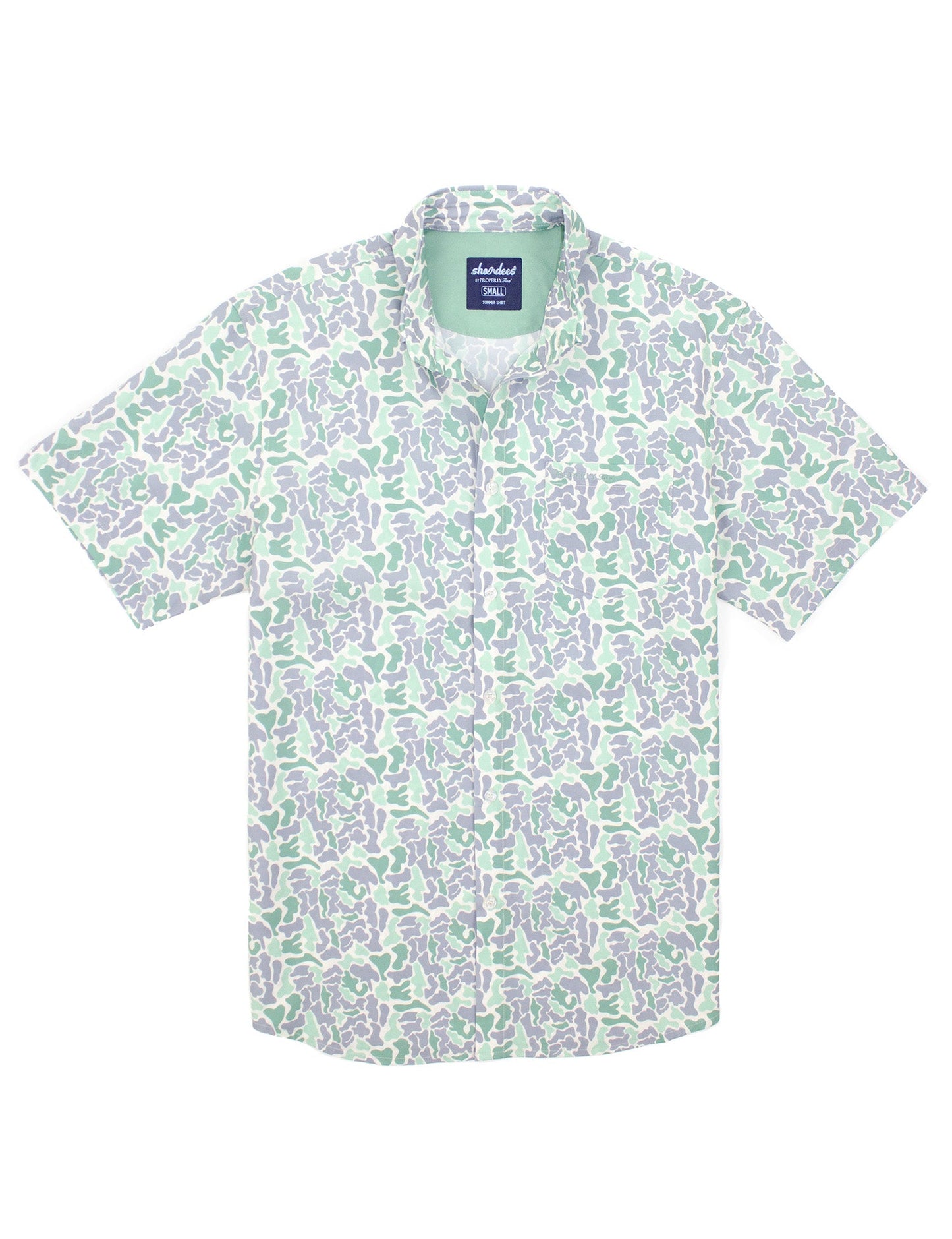 Men's Shordees Summer Shirt | Sage Camo