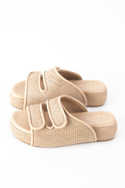 Women's Lillian Cushion Footbed Sandals | Natural