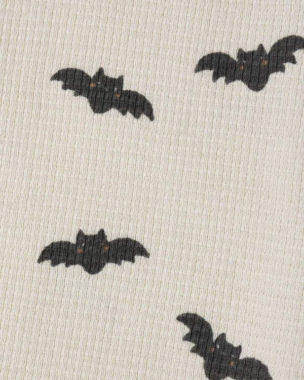 WAFFLE LONG SLEEVE JUMPSUIT || BATS