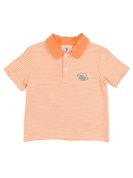 Orange Stripe Tailgate Polo