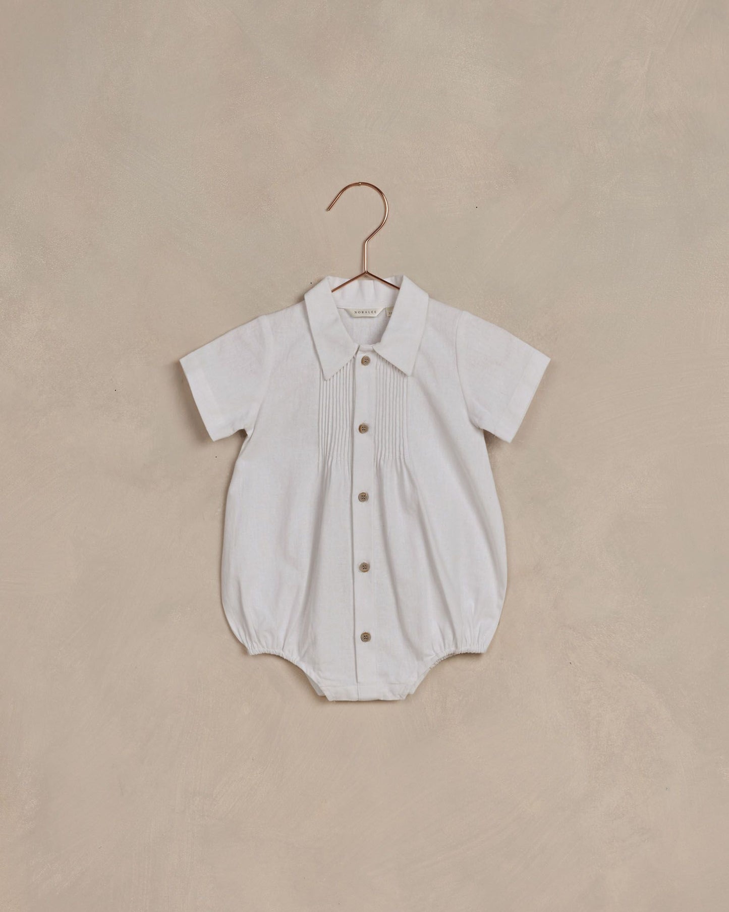 Henry Romper | White
