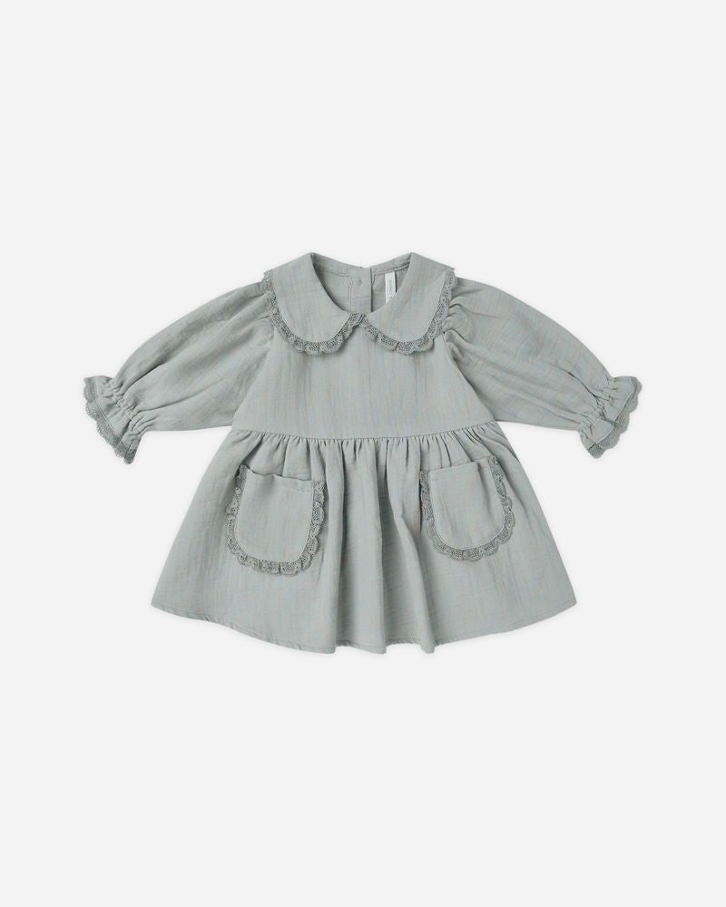 MARISOL DRESS || STEEL BLUE