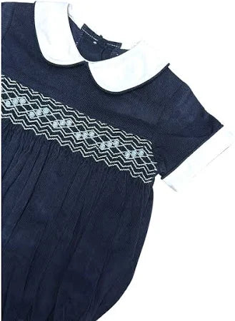 London Hand Smocked Boy's Bubble