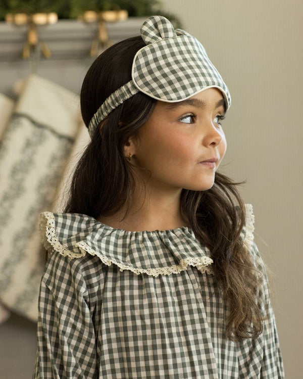 GIRLS NIGHTGOWN || EVERGREEN GINGHAM
