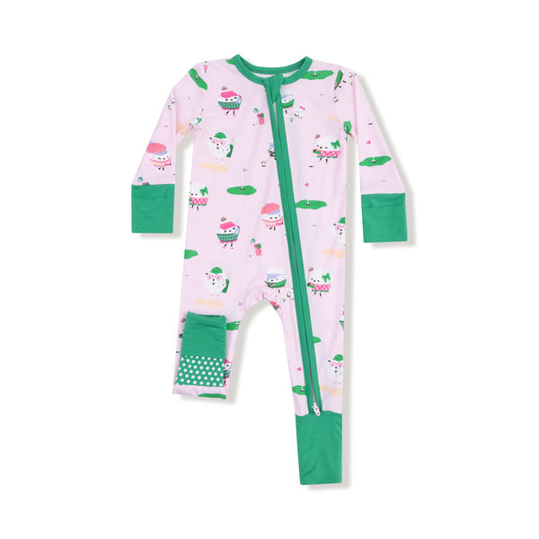 Golf Pros Pink | 2 Way Zipper Romper