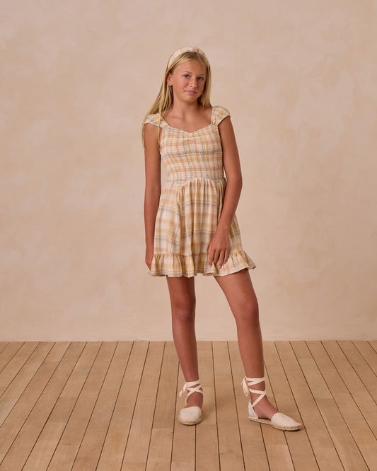 KALINA DRESS || PASTEL PLAID