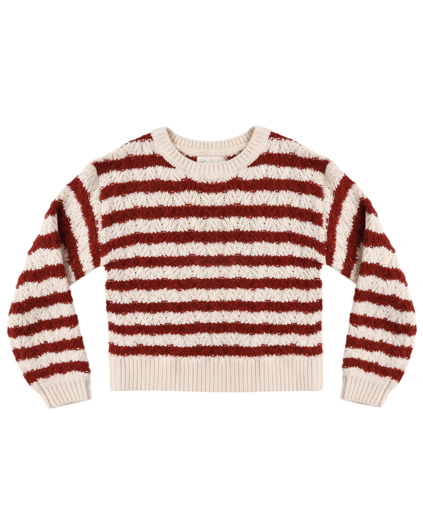 ASPEN SWEATER || RUBY STRIPE
