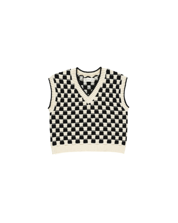 SWEATER VEST || CHECK