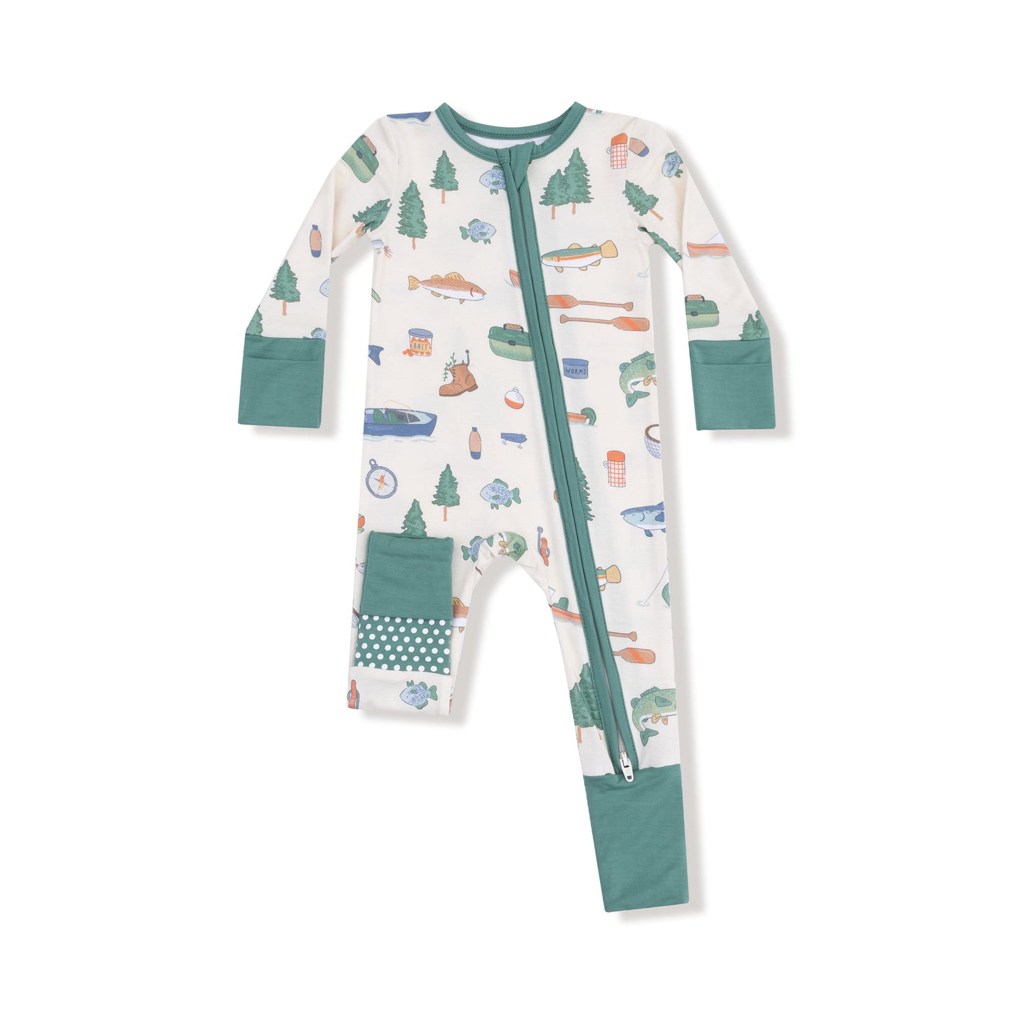 Fishing Things | 2 Way Zipper Romper