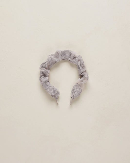 GATHERED HEADBAND || PERIWINKLE