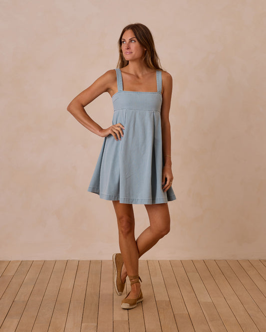 DENIM MINI DRESS || OCEAN