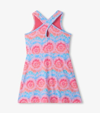 Starburst Tie Dye Active Dress