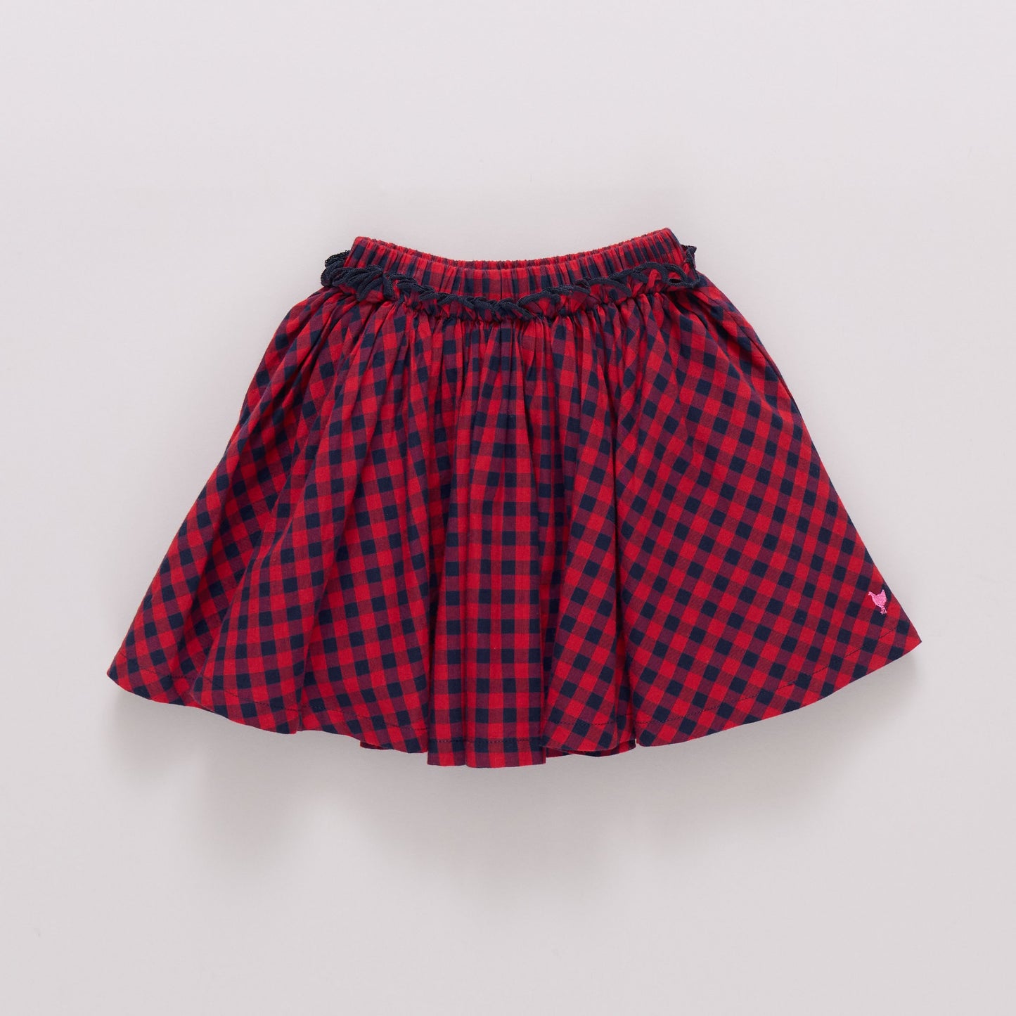 Girls Gianna Skirt | Red Blue Check