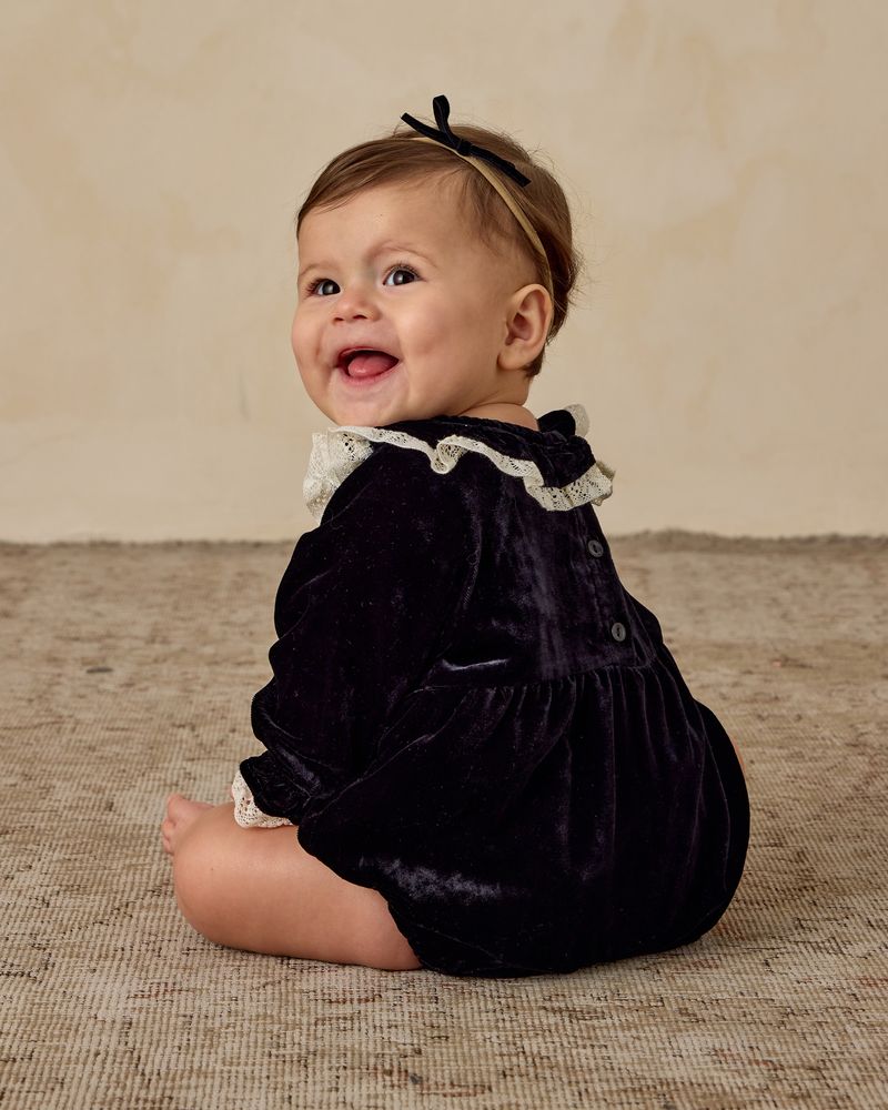 ADELINE ROMPER || BLACK