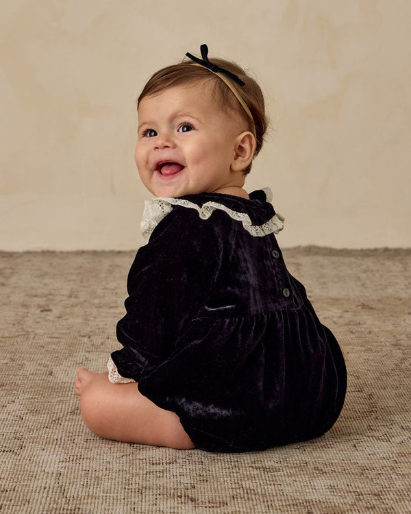 ADELINE ROMPER || BLACK