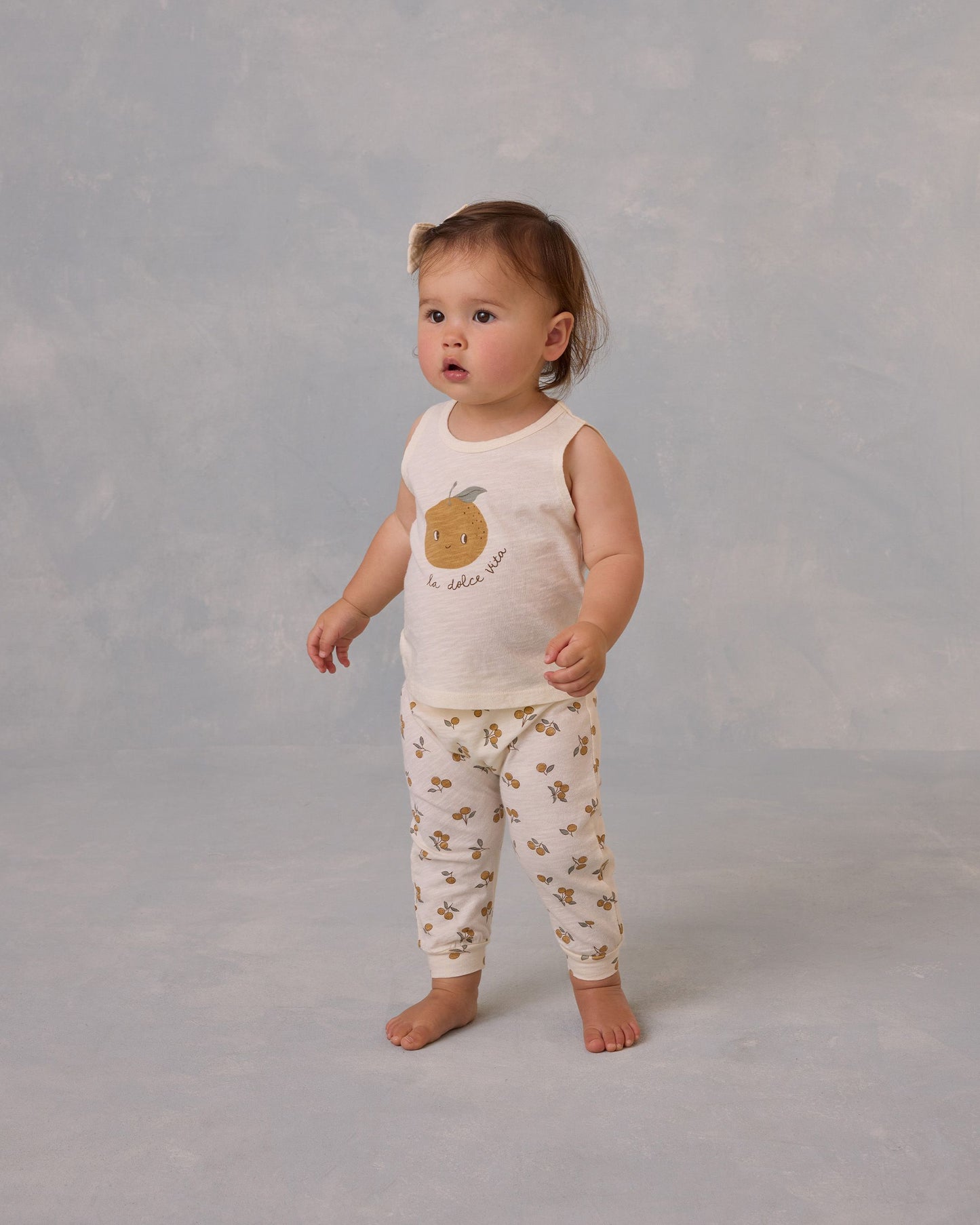 TANK + SLOUCH PANT SET || ORANGES