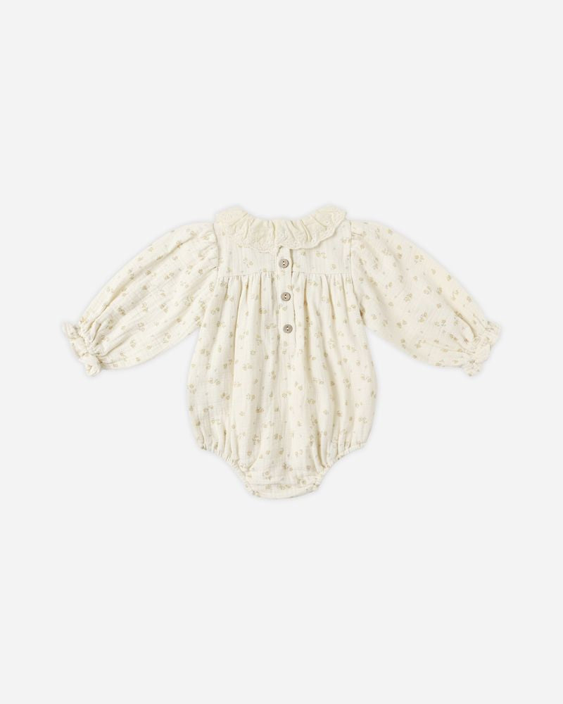 CALLIE ROMPER || GOLDEN FLORAL