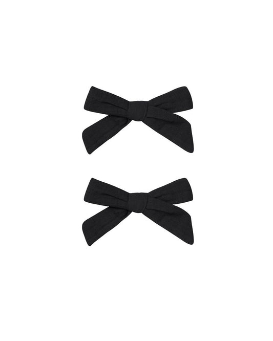 BOWS - SET OF 2 || BLACK